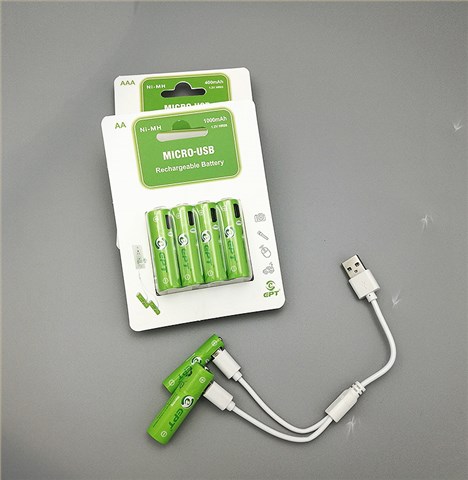 1.2V 1000mAh AA 5號Type-c口充電鎳氫電池